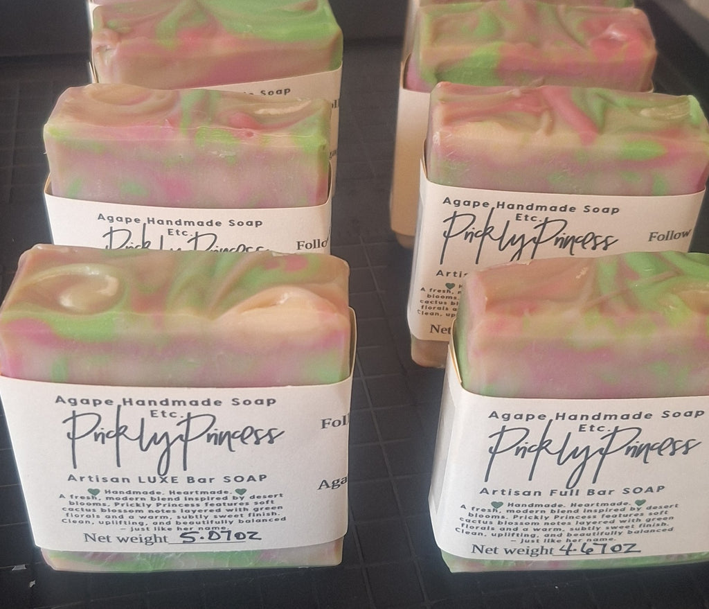 🌵👑 Princesa Espinosa – Pastilla de Jabón Artesanal