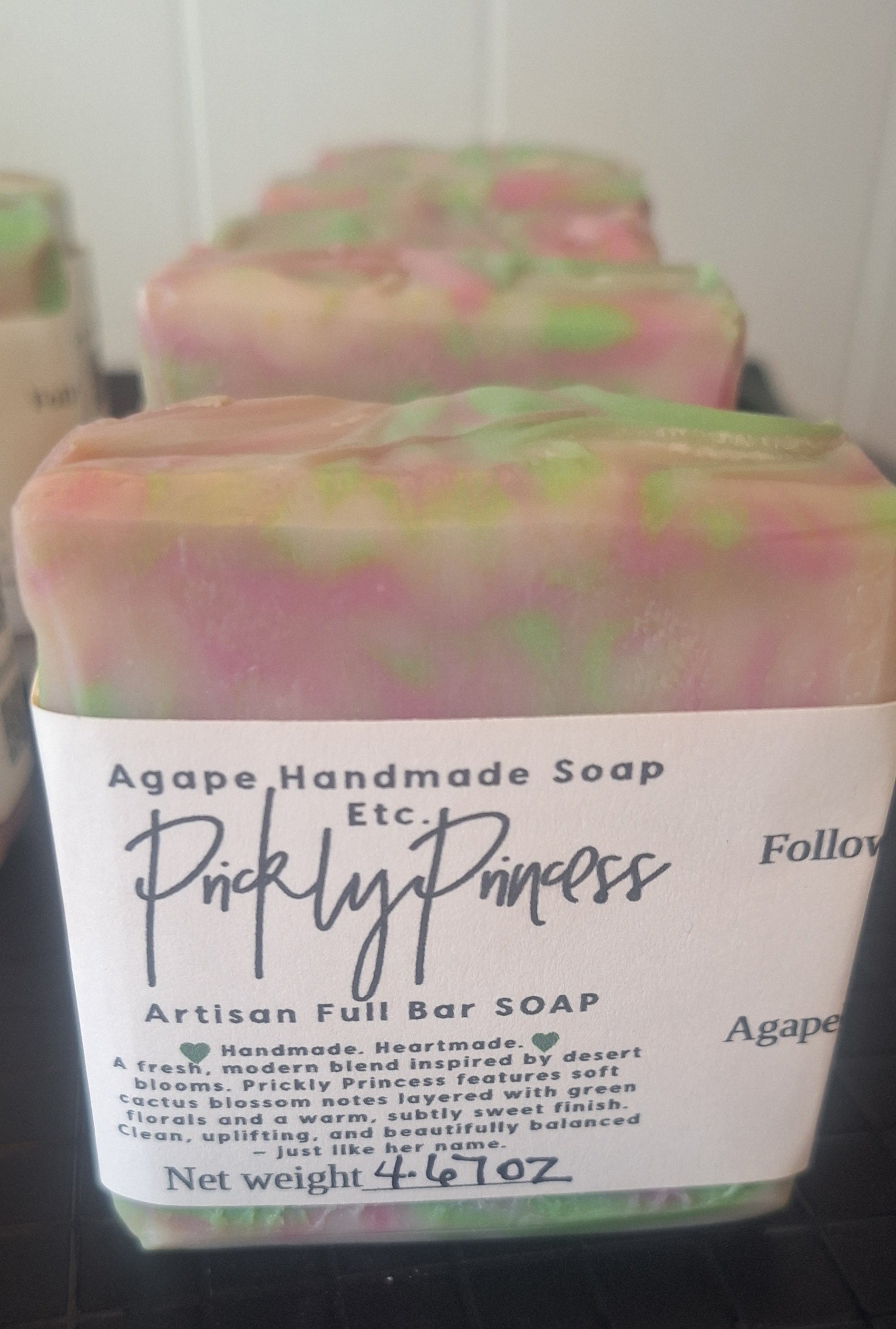 🌵👑 Prickly Princess – Artisan Soap Bar