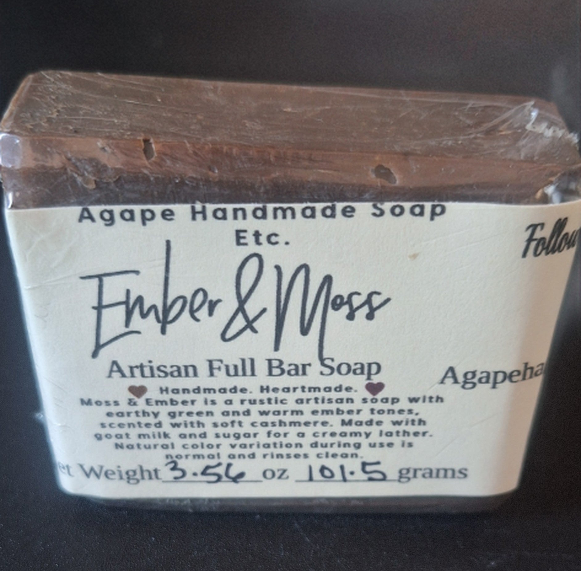 🌿 Ember and Moss – Artisan Goat Milk Soap